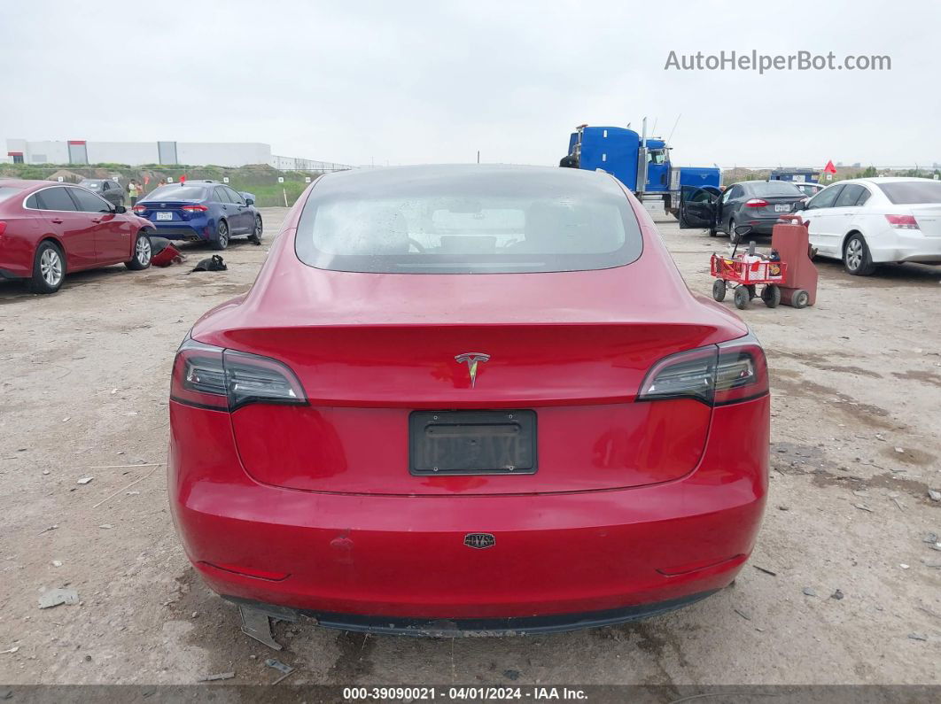 2019 Tesla Model 3 Long Range/mid Range/standard Range/standard Range Plus Red vin: 5YJ3E1EA4KF331917