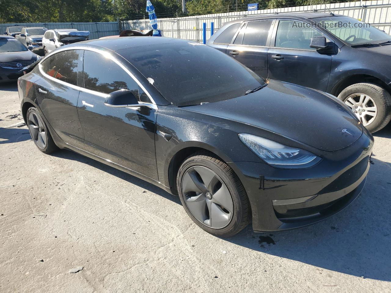 2019 Tesla Model 3  Black vin: 5YJ3E1EA4KF395150