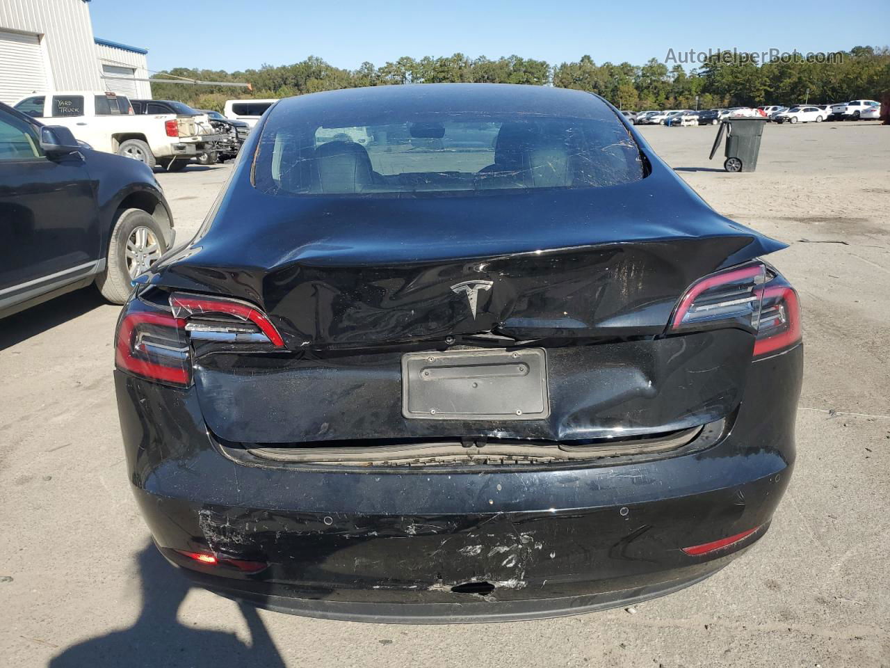 2019 Tesla Model 3  Черный vin: 5YJ3E1EA4KF395150