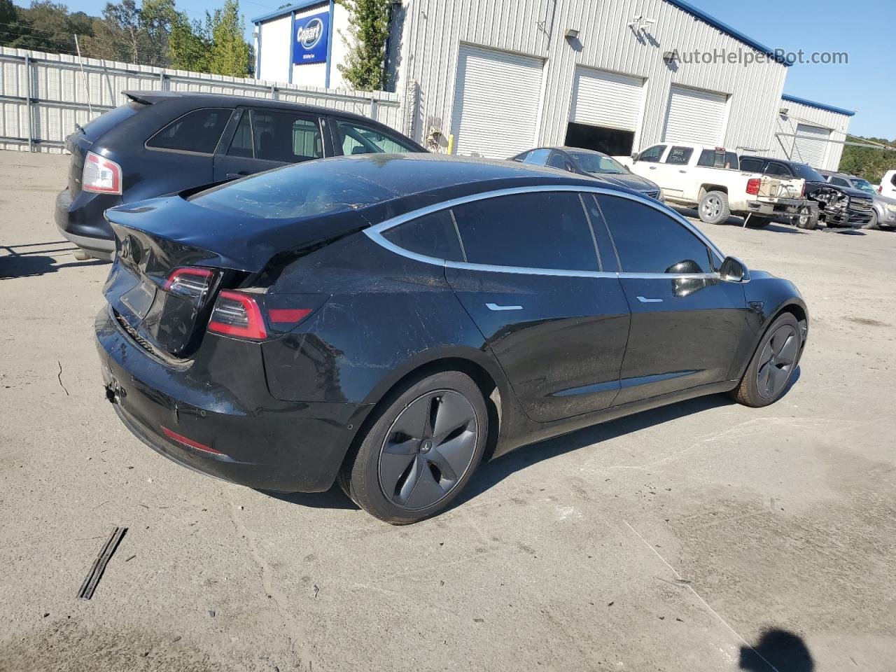 2019 Tesla Model 3  Черный vin: 5YJ3E1EA4KF395150