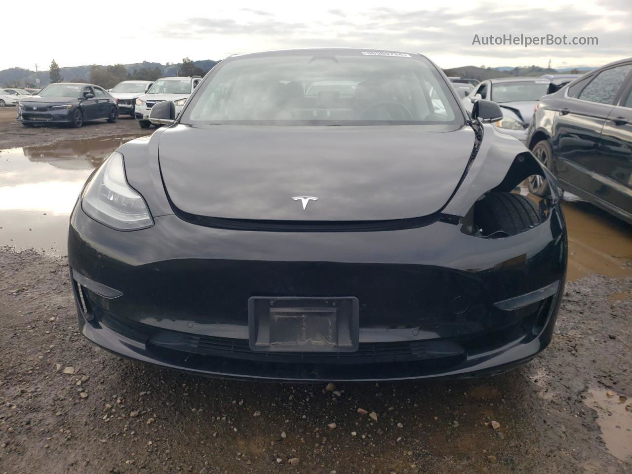 2019 Tesla Model 3  Black vin: 5YJ3E1EA4KF395522