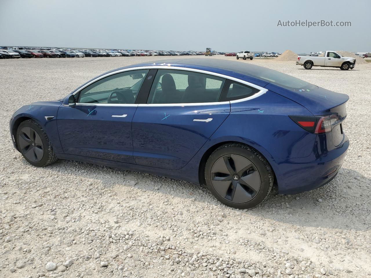 2019 Tesla Model 3  Blue vin: 5YJ3E1EA4KF400735