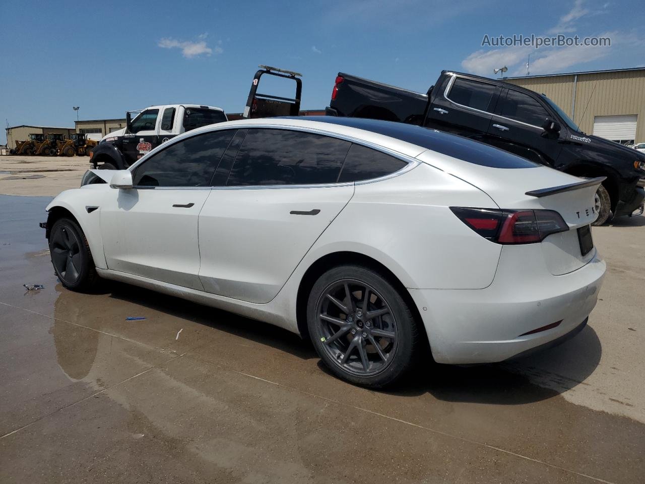 2019 Tesla Model 3  White vin: 5YJ3E1EA4KF412268