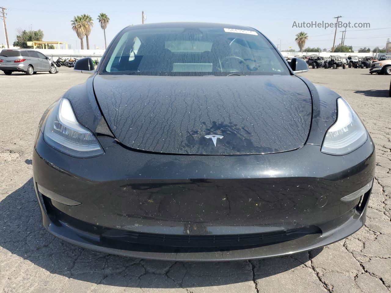 2019 Tesla Model 3  Black vin: 5YJ3E1EA4KF417678