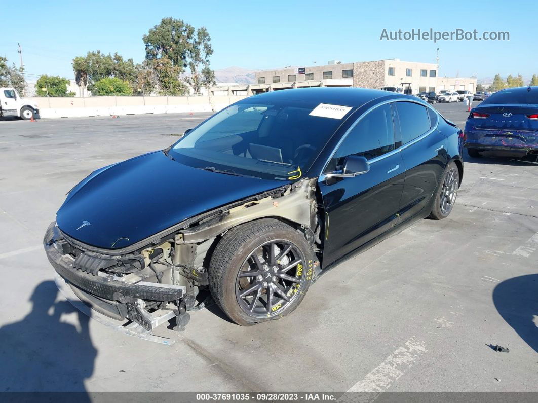 2019 Tesla Model 3 Range Black vin: 5YJ3E1EA4KF424470