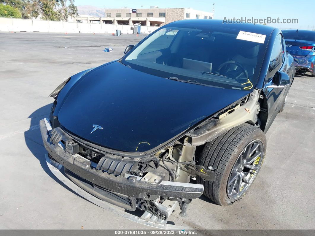 2019 Tesla Model 3 Range Black vin: 5YJ3E1EA4KF424470