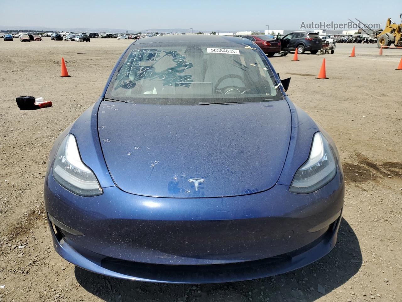 2019 Tesla Model 3  Blue vin: 5YJ3E1EA4KF486371