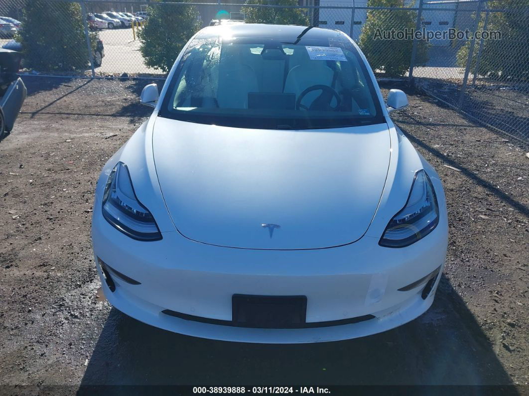 2019 Tesla Model 3 Long Range/mid Range/standard Range/standard Range Plus White vin: 5YJ3E1EA4KF509132