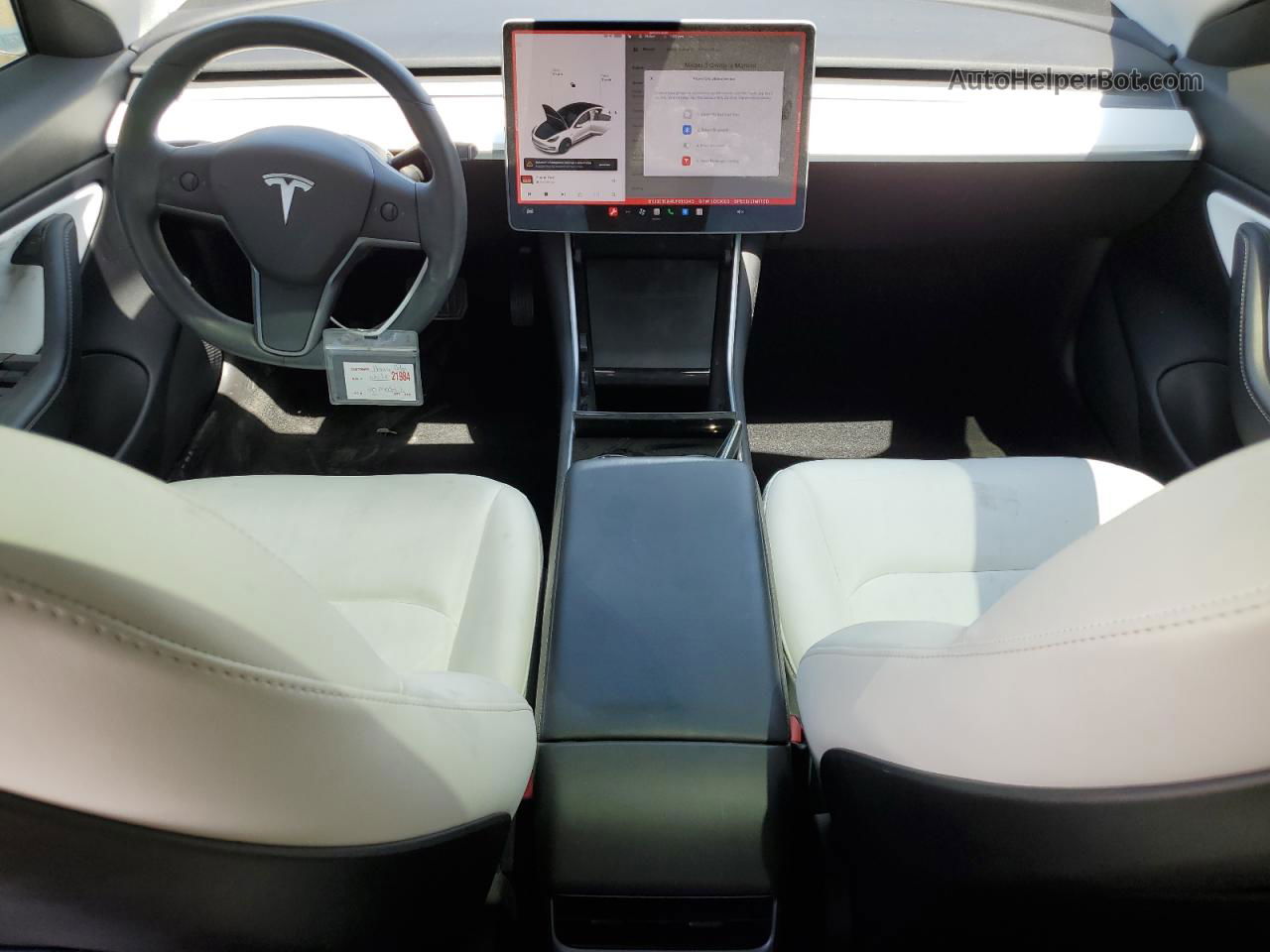 2020 Tesla Model 3  White vin: 5YJ3E1EA4LF615243