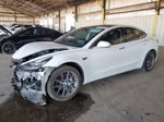 2020 Tesla Model 3  White vin: 5YJ3E1EA4LF633287