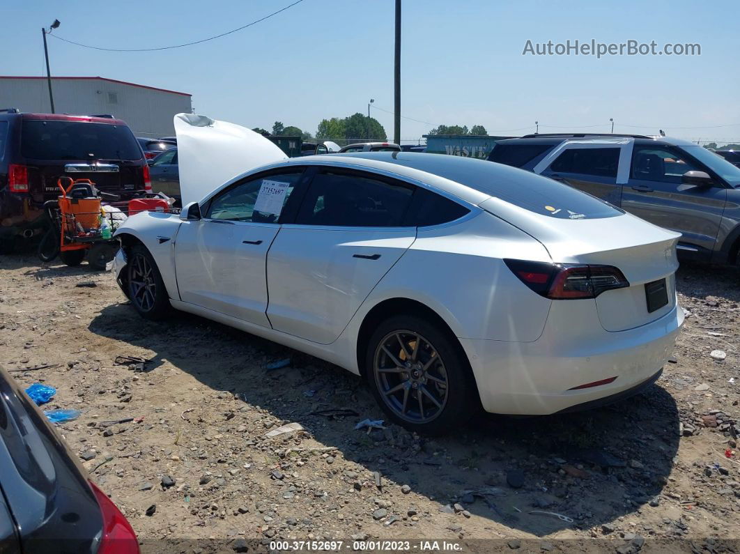 2020 Tesla Model 3 Standard Range Plus White vin: 5YJ3E1EA4LF645424