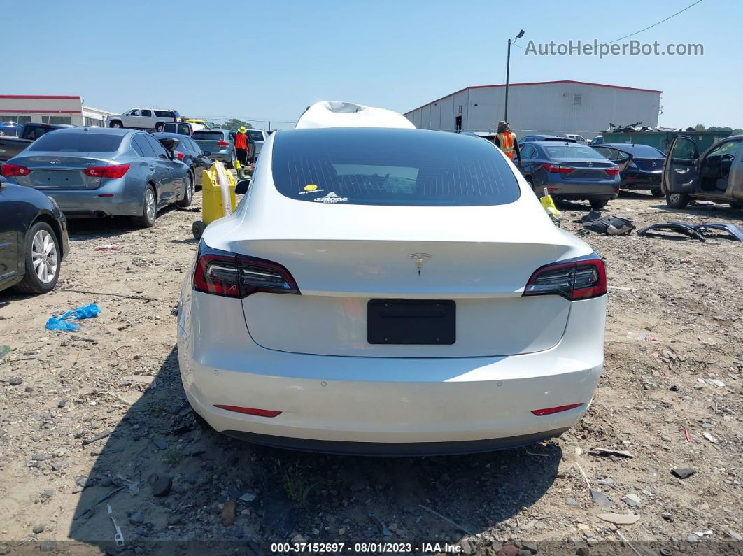 2020 Tesla Model 3 Standard Range Plus White vin: 5YJ3E1EA4LF645424