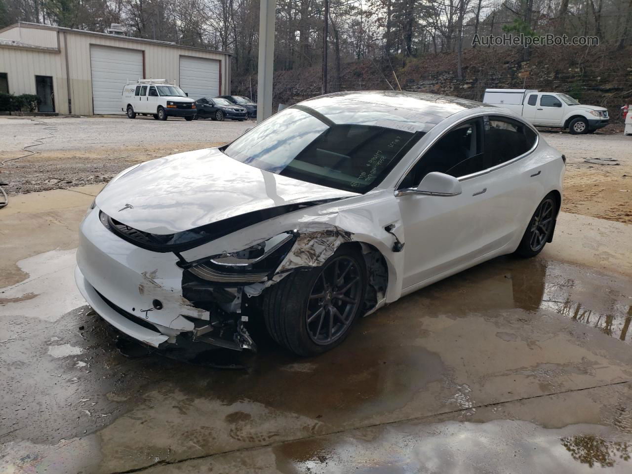 2020 Tesla Model 3  White vin: 5YJ3E1EA4LF659758