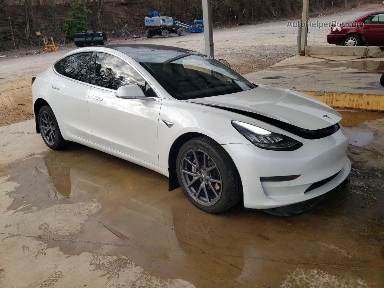 2020 Tesla Model 3  White vin: 5YJ3E1EA4LF659758