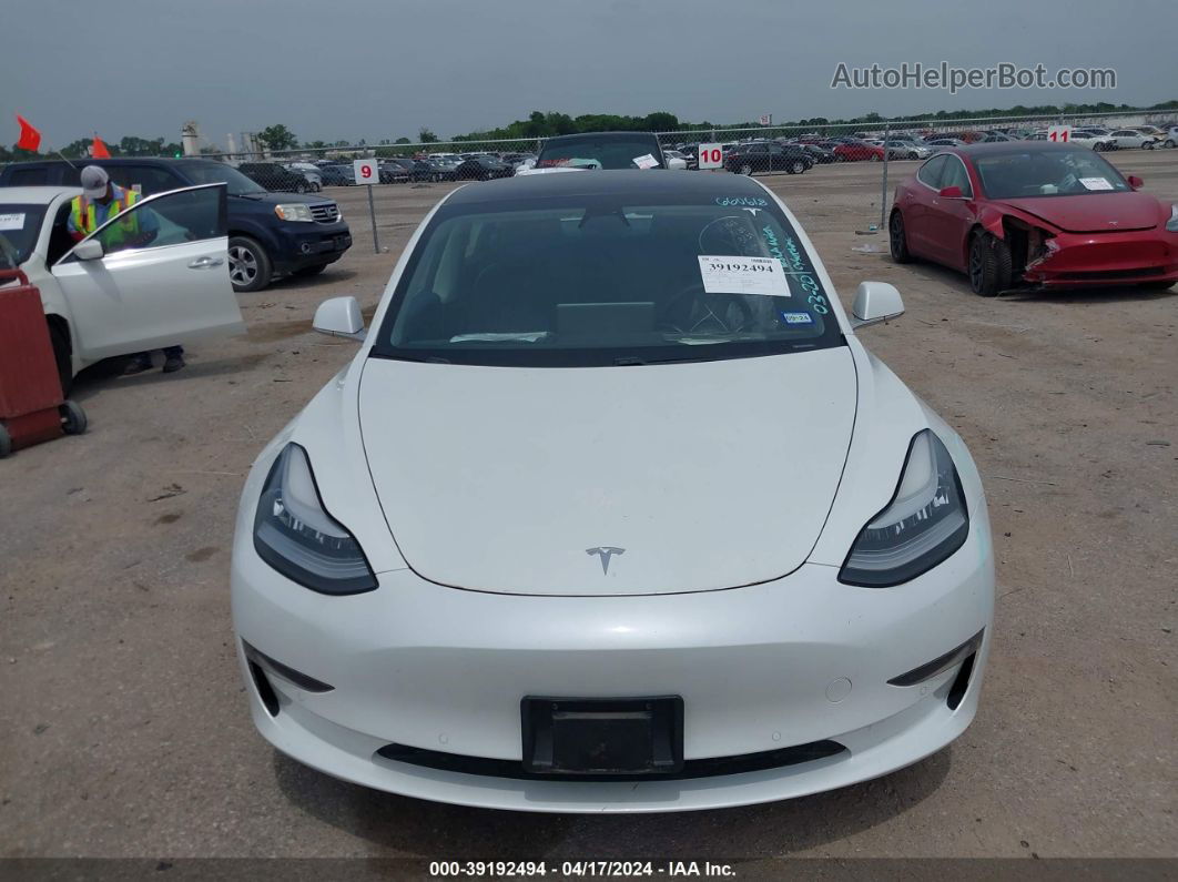 2020 Tesla Model 3 Standard Range Plus Rear-wheel Drive/standard Range Rear-wheel Drive White vin: 5YJ3E1EA4LF660618