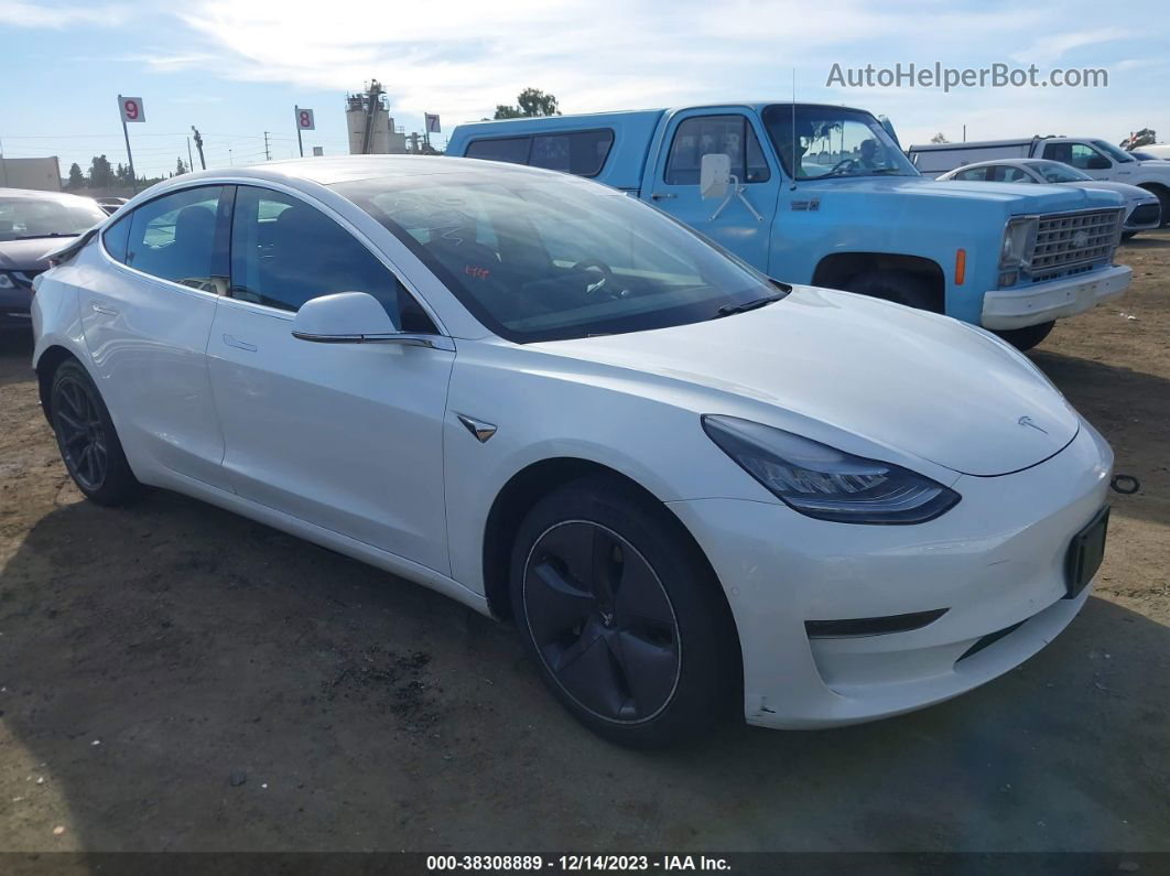 2020 Tesla Model 3 Standard Range Plus Rear-wheel Drive/standard Range Rear-wheel Drive White vin: 5YJ3E1EA4LF669898