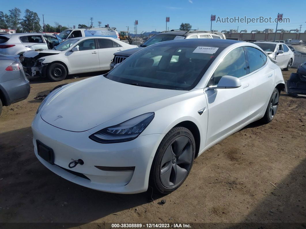 2020 Tesla Model 3 Standard Range Plus Rear-wheel Drive/standard Range Rear-wheel Drive White vin: 5YJ3E1EA4LF669898