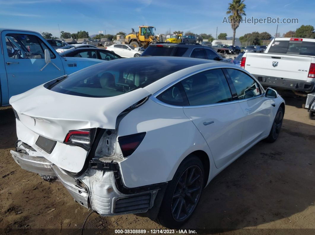 2020 Tesla Model 3 Standard Range Plus Rear-wheel Drive/standard Range Rear-wheel Drive White vin: 5YJ3E1EA4LF669898