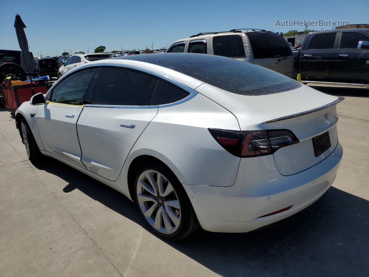 2020 Tesla Model 3  White vin: 5YJ3E1EA4LF709042