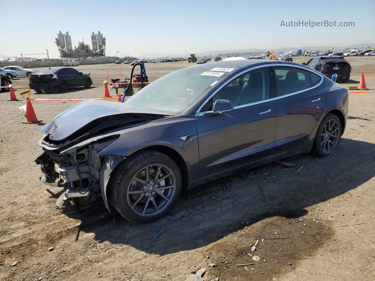 2020 Tesla Model 3  Charcoal vin: 5YJ3E1EA4LF745524