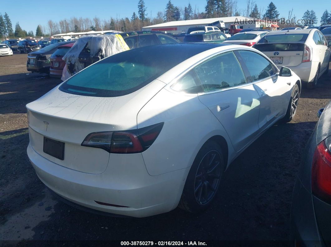 2020 Tesla Model 3 Standard Range Plus Rear-wheel Drive/standard Range Rear-wheel Drive White vin: 5YJ3E1EA4LF804197