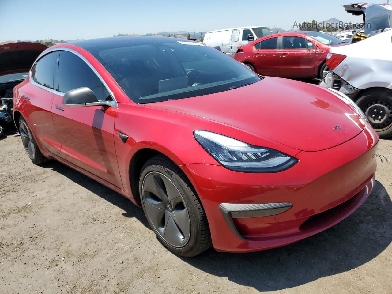 2020 Tesla Model 3  Красный vin: 5YJ3E1EA4LF804619