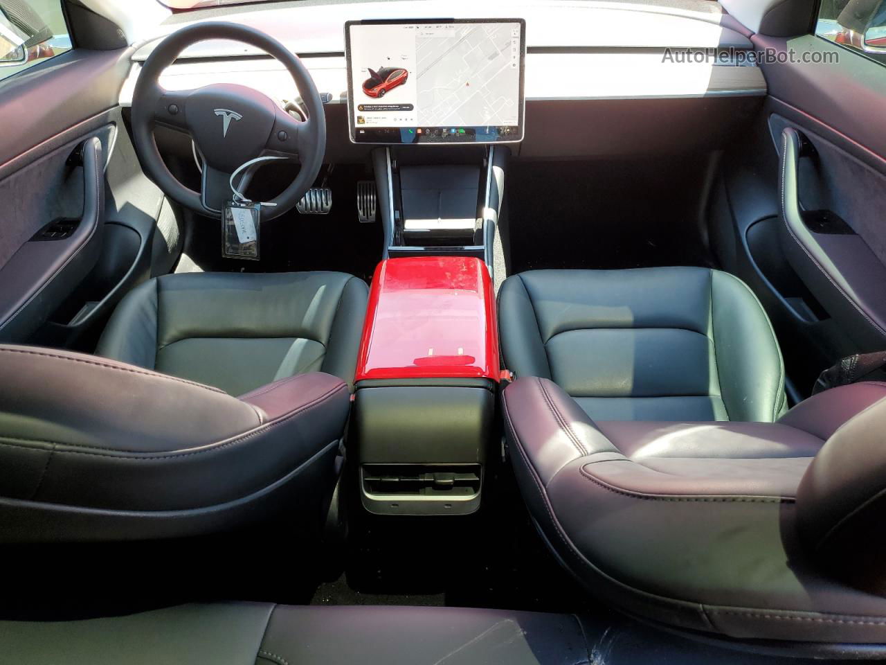 2020 Tesla Model 3  Red vin: 5YJ3E1EA4LF804619