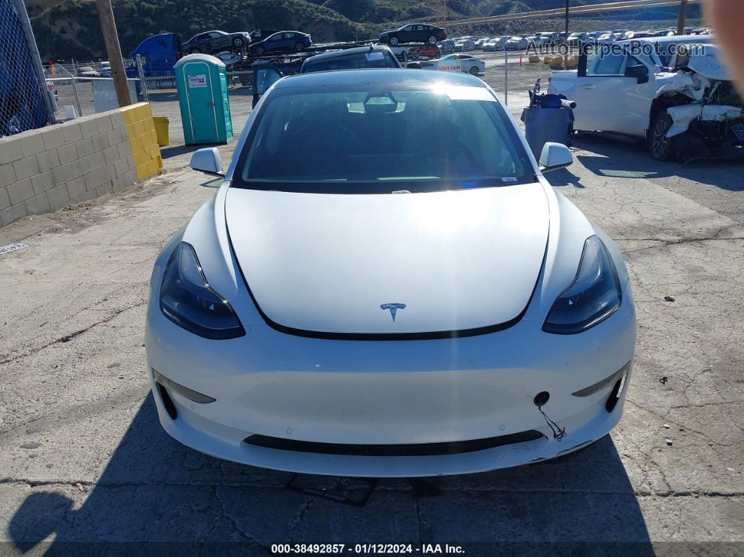 2021 Tesla Model 3 Standard Range Plus Rear-wheel Drive White vin: 5YJ3E1EA4MF014724