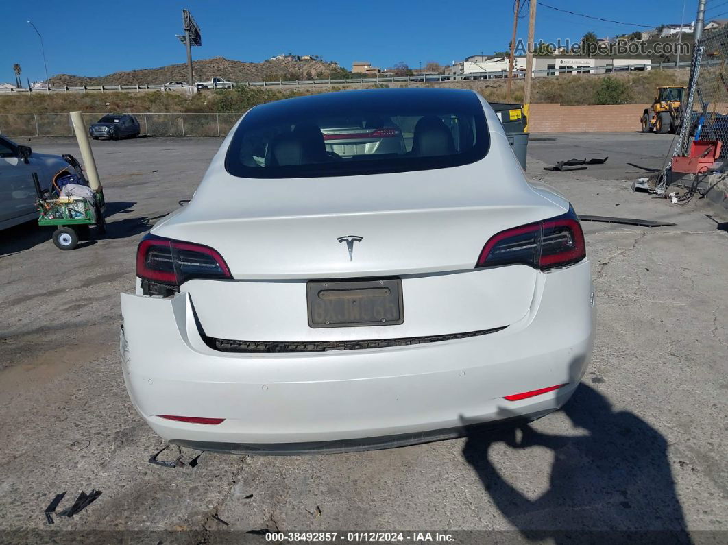 2021 Tesla Model 3 Standard Range Plus Rear-wheel Drive White vin: 5YJ3E1EA4MF014724