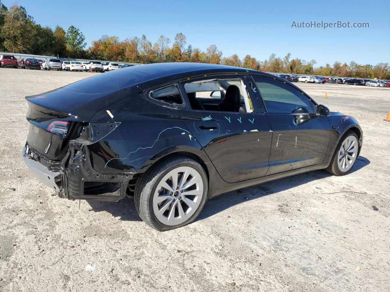 2021 Tesla Model 3  Black vin: 5YJ3E1EA4MF061493