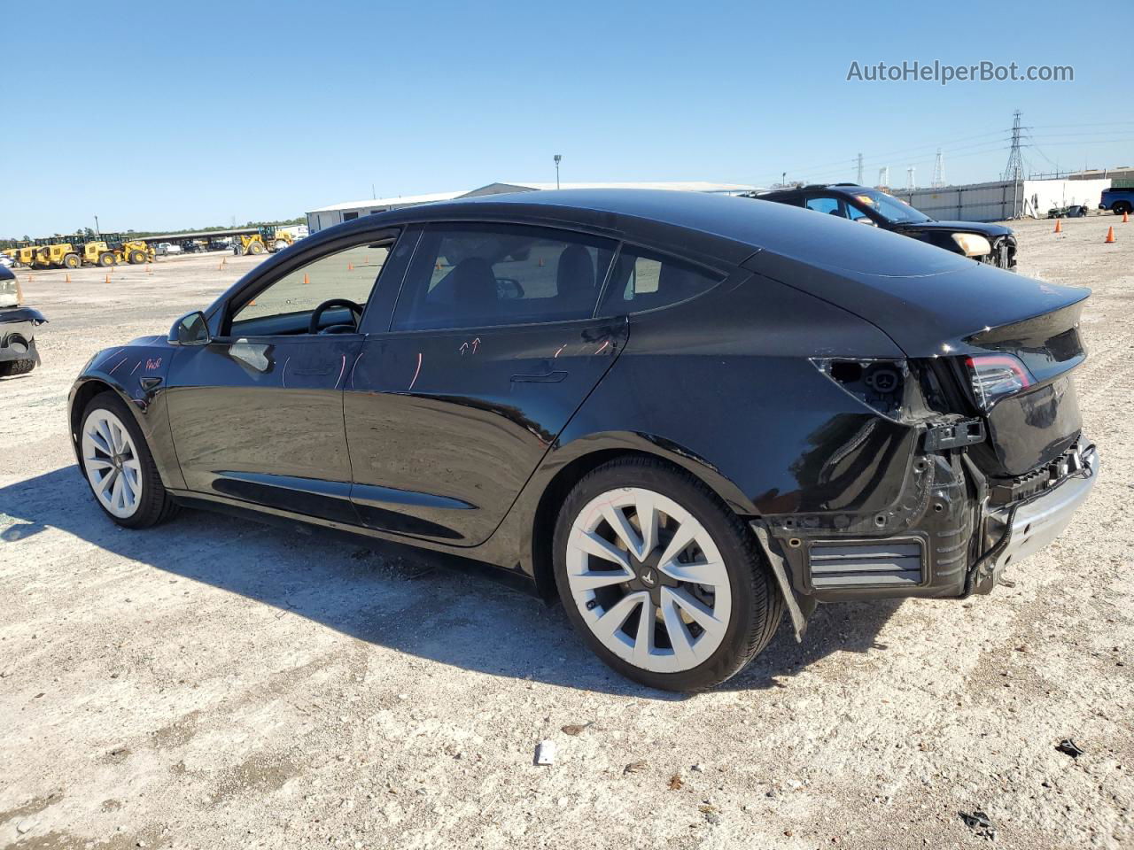 2021 Tesla Model 3  Black vin: 5YJ3E1EA4MF061493