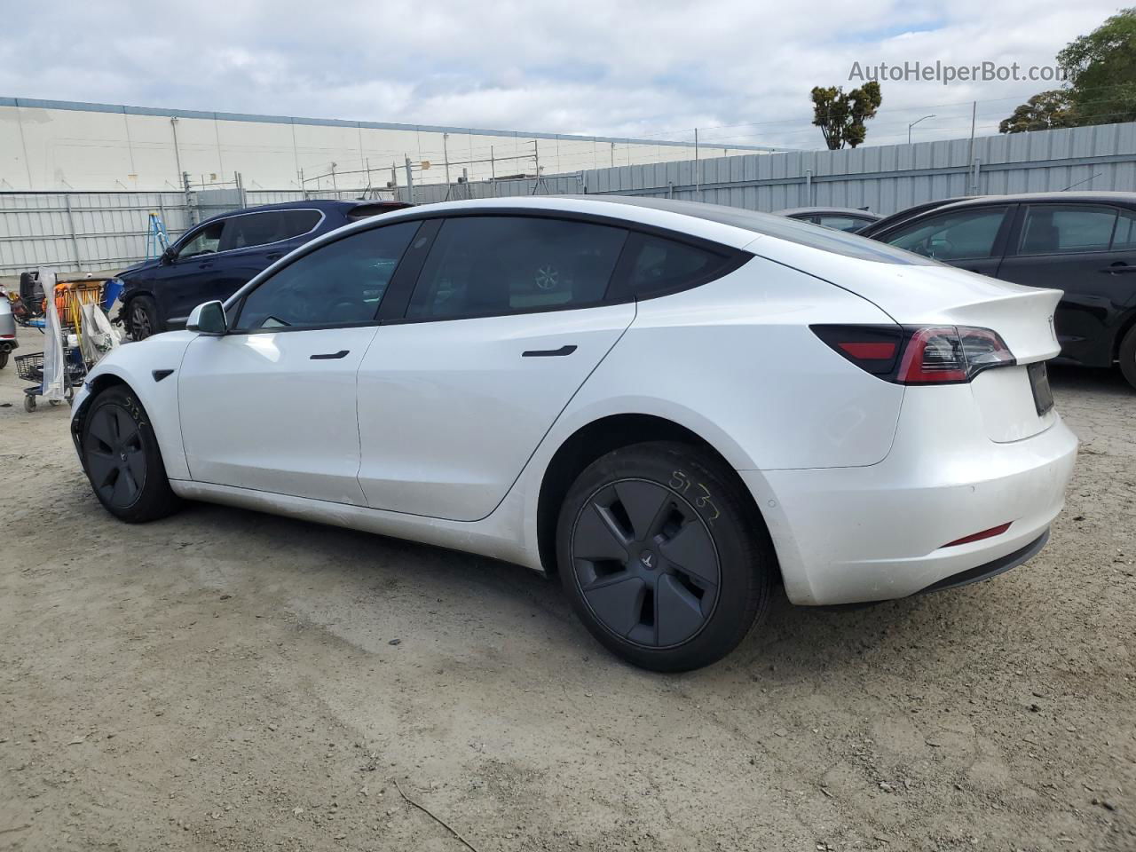 2021 Tesla Model 3  Белый vin: 5YJ3E1EA4MF072171