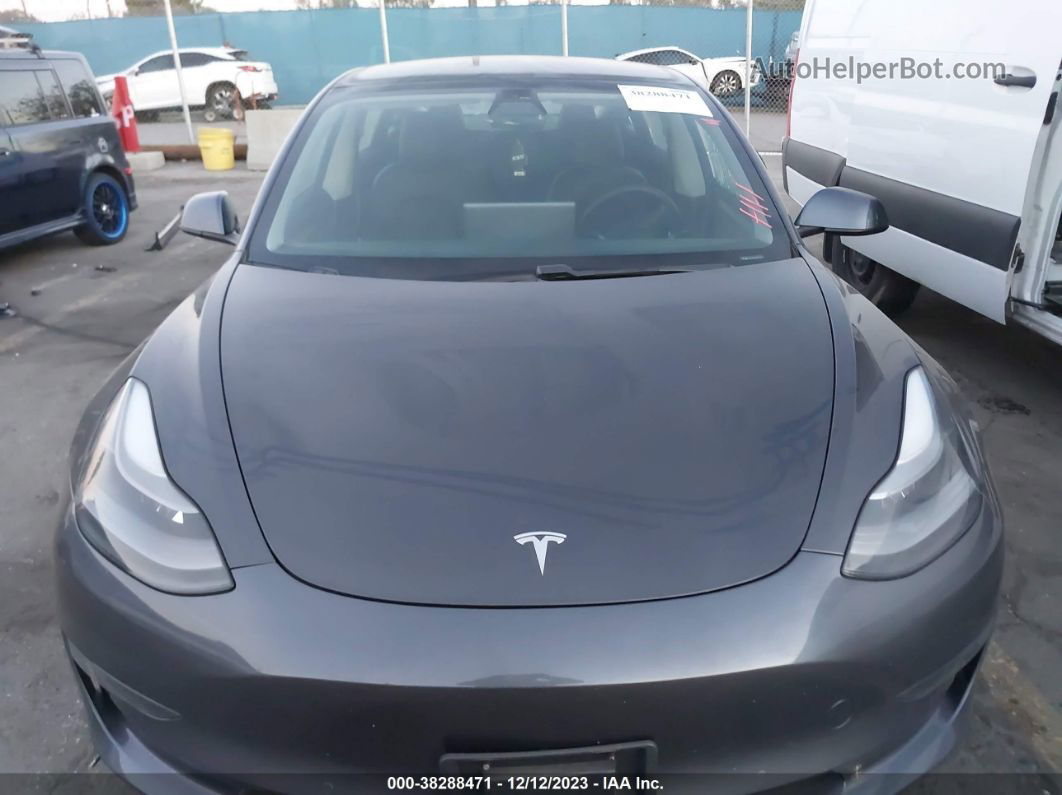 2021 Tesla Model 3 Standard Range Plus Rear-wheel Drive Gray vin: 5YJ3E1EA4MF076169