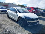 2021 Tesla Model 3 Standard Range Plus Rear-wheel Drive White vin: 5YJ3E1EA4MF091741