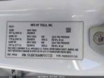 2021 Tesla Model 3 Standard Range Plus Rear-wheel Drive White vin: 5YJ3E1EA4MF097233