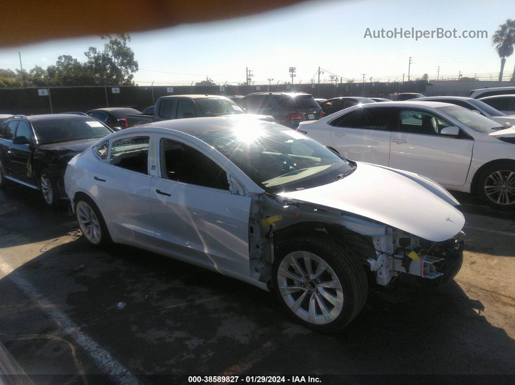 2021 Tesla Model 3 Standard Range Plus Rear-wheel Drive White vin: 5YJ3E1EA4MF838514