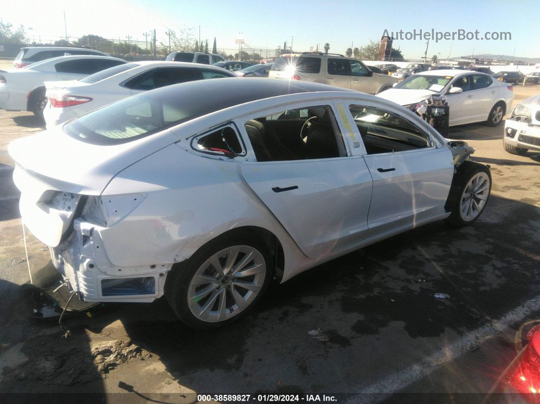 2021 Tesla Model 3 Standard Range Plus Rear-wheel Drive White vin: 5YJ3E1EA4MF838514