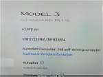 2021 Tesla Model 3 Standard Range Plus Rear-wheel Drive White vin: 5YJ3E1EA4MF838514