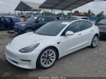 2021 Tesla Model 3 Standard Range Plus Rear-wheel Drive White vin: 5YJ3E1EA4MF849187