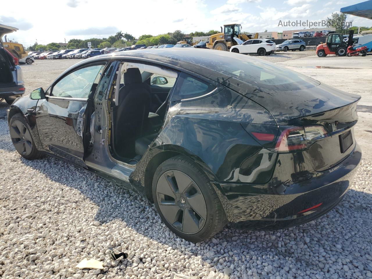 2021 Tesla Model 3  Черный vin: 5YJ3E1EA4MF850517