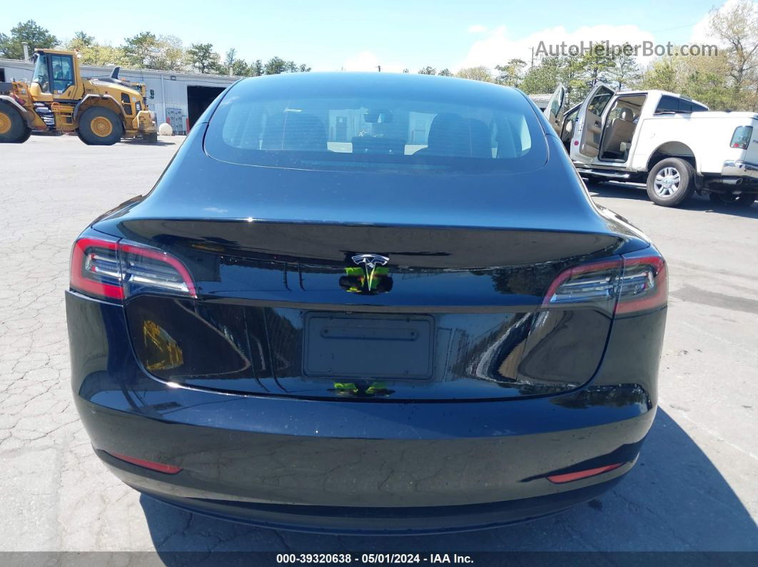 2021 Tesla Model 3 Standard Range Plus Rear-wheel Drive Black vin: 5YJ3E1EA4MF867835