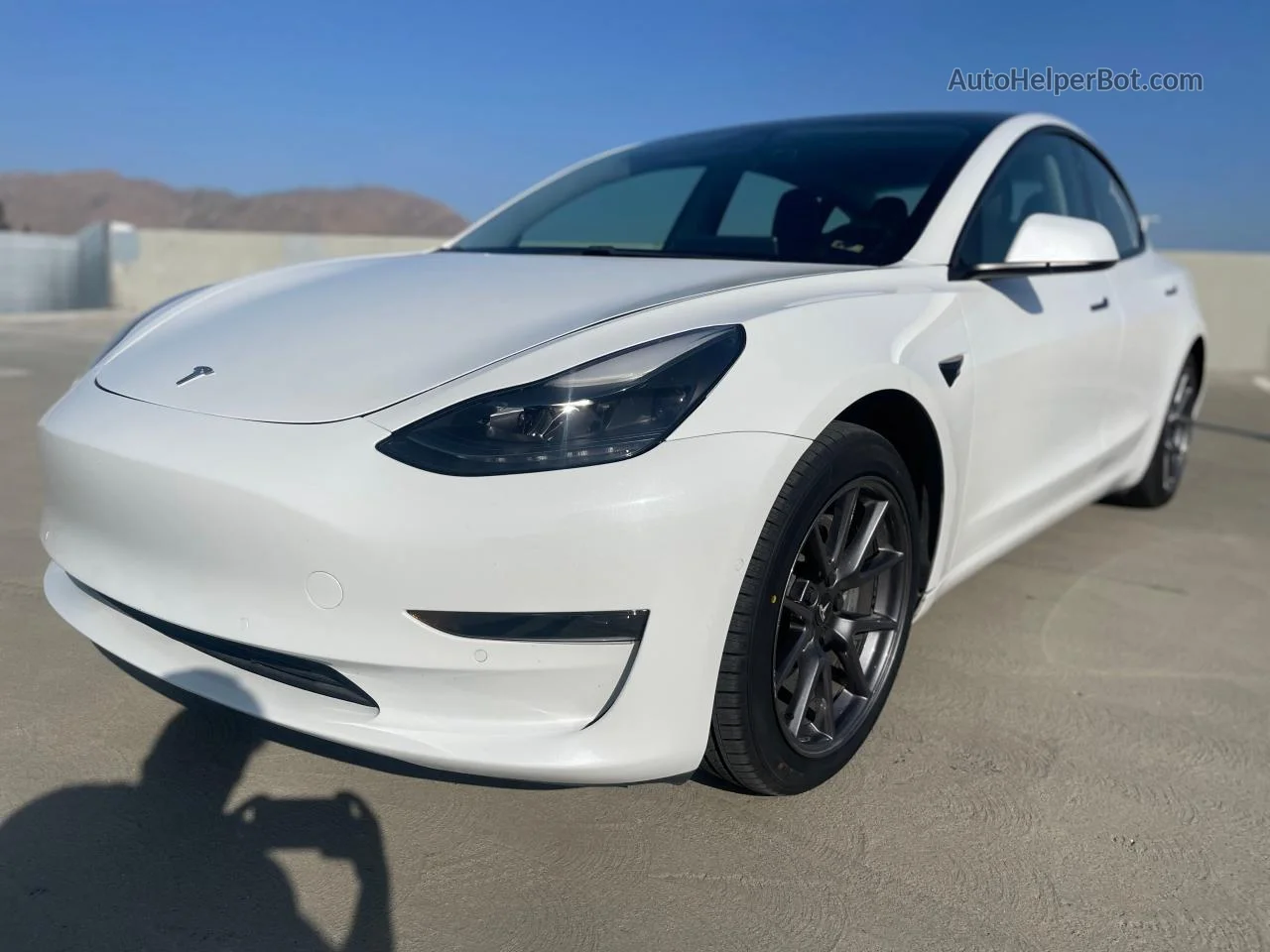 2021 Tesla Model 3  White vin: 5YJ3E1EA4MF874364