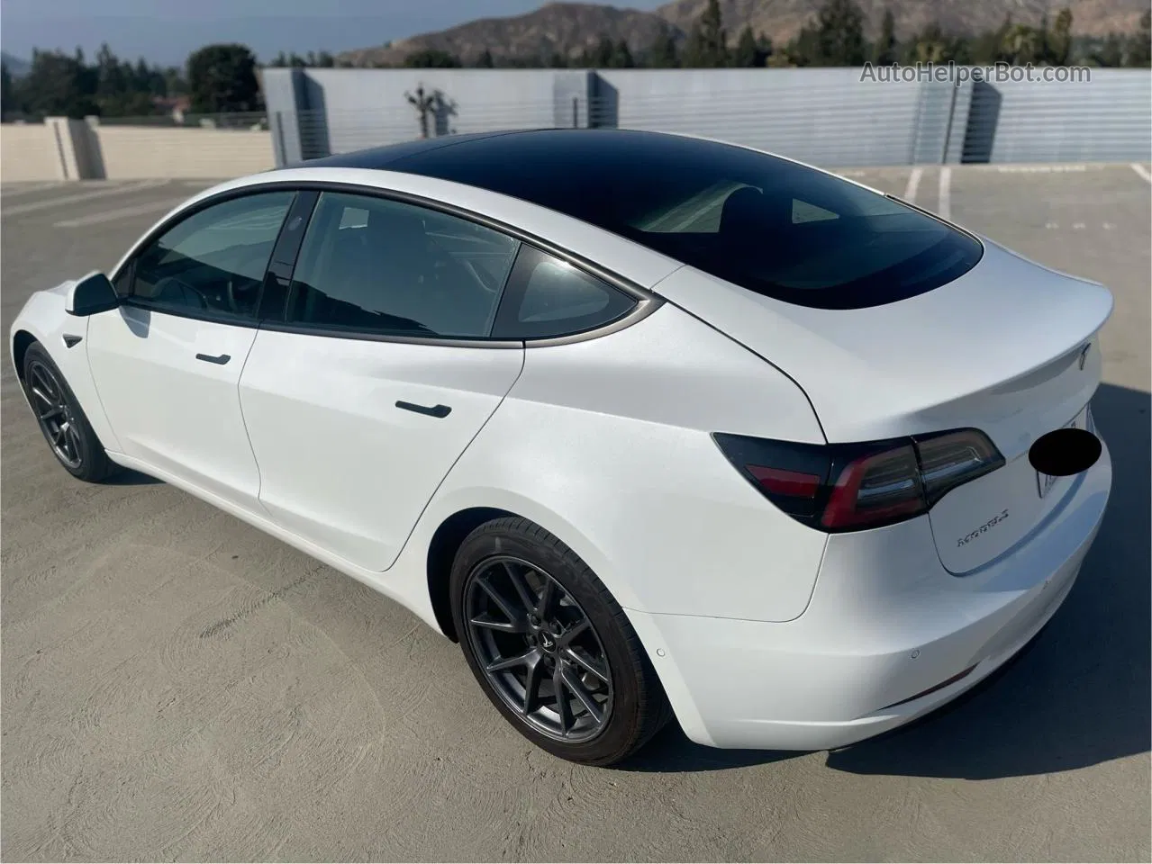 2021 Tesla Model 3  White vin: 5YJ3E1EA4MF874364