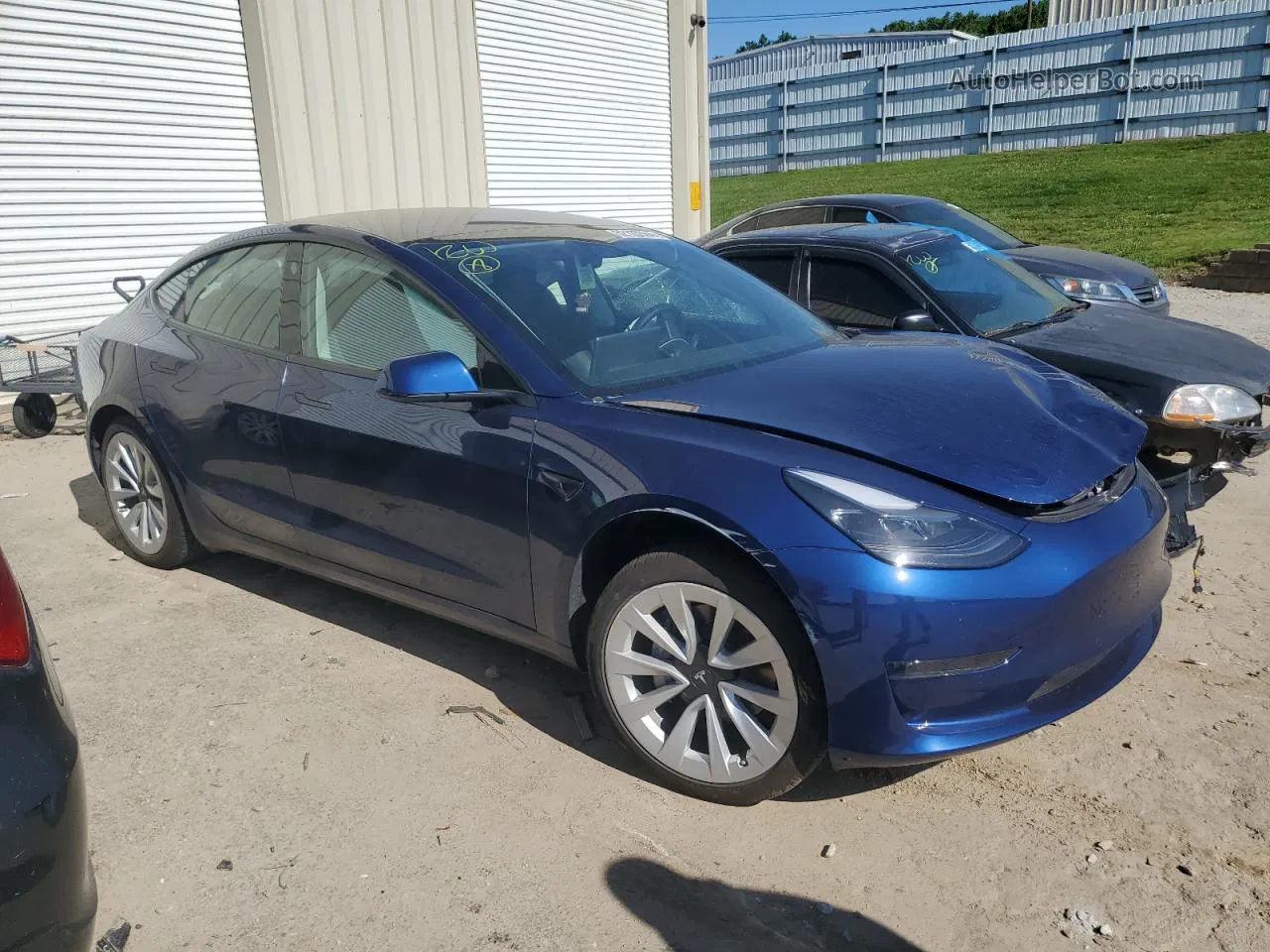 2021 Tesla Model 3  Blue vin: 5YJ3E1EA4MF908206