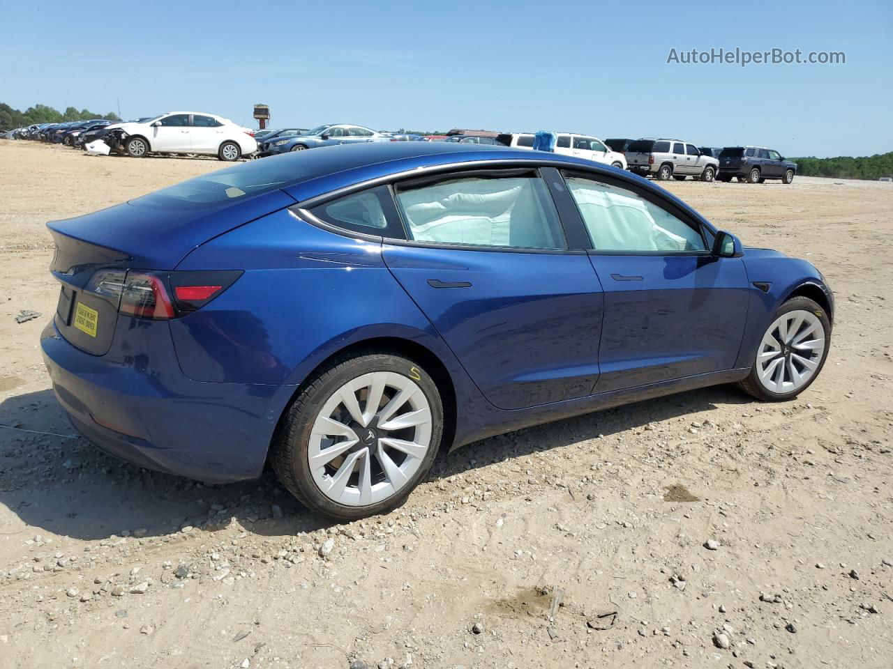 2021 Tesla Model 3  Blue vin: 5YJ3E1EA4MF908206