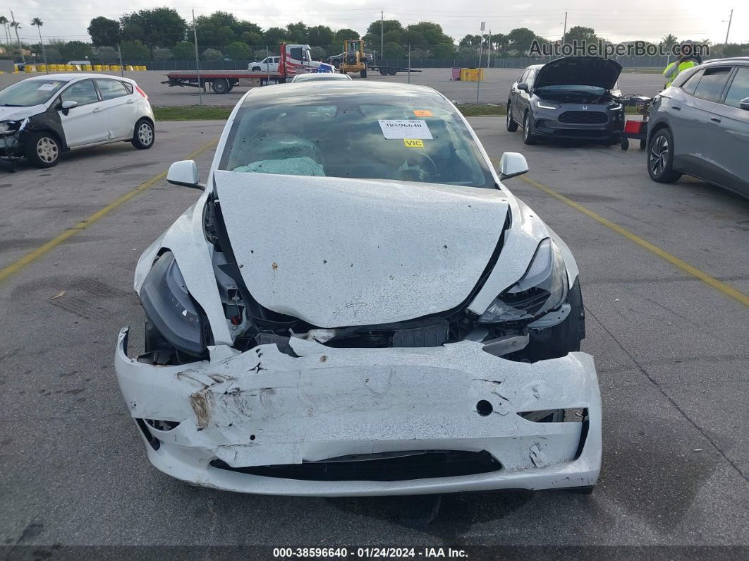 2021 Tesla Model 3 Standard Range Plus Rear-wheel Drive White vin: 5YJ3E1EA4MF914796