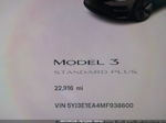 2021 Tesla Model 3 Standard Range Plus Rear-wheel Drive Black vin: 5YJ3E1EA4MF938600