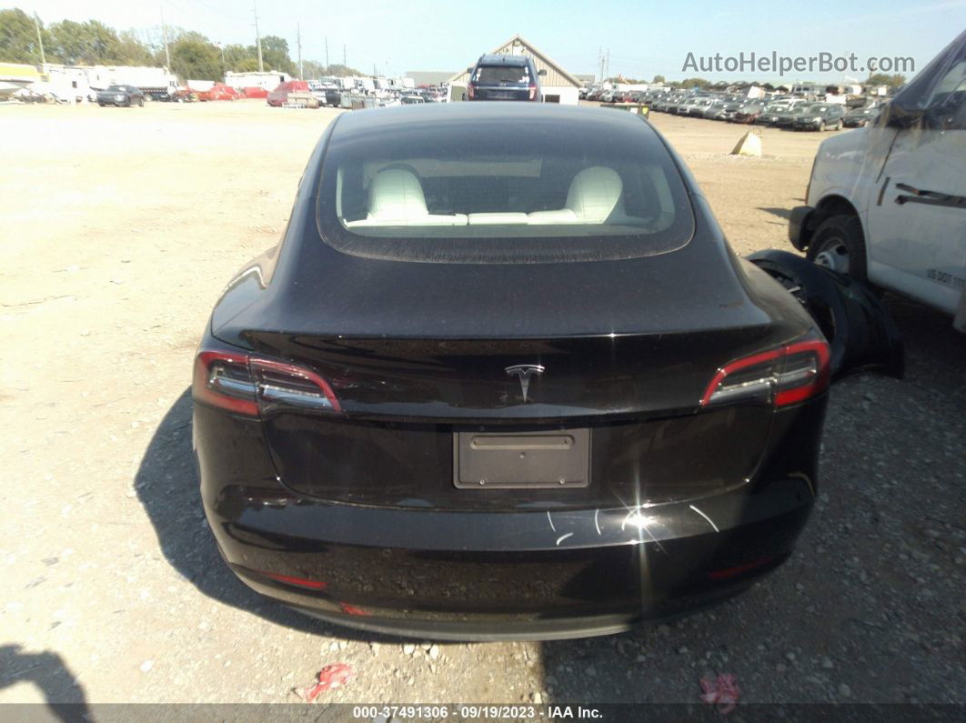 2021 Tesla Model 3 Standard Range Plus Rear-wheel Drive Black vin: 5YJ3E1EA4MF938600