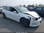 2021 Tesla Model 3 Standard Range Plus Rear-wheel Drive White vin: 5YJ3E1EA4MF977140