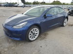 2022 Tesla Model 3 Синий vin: 5YJ3E1EA4NF186415